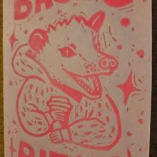 Charger l'image dans la galerie, Basic Bitch Block Print | Lino Block Print | Limited Possum Print | Cute Possum Print | Sassy Art | Canadian