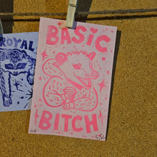 Charger l'image dans la galerie, Trash Trifecta Block Print Set | Lino Block Print | Limited Possum Print | Mouse Art Print | Raccoon Art | Canadian