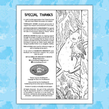 Load image into Gallery viewer, (Digital Download) Birdur: Birding With A Touch of Murder | A Colouring Book of Bird Predation