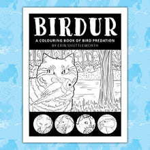 Load image into Gallery viewer, (Digital Download) Birdur: Birding With A Touch of Murder | A Colouring Book of Bird Predation