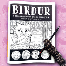 Load image into Gallery viewer, Birdur: Birding With A Touch of Murder | A Colouring Book of Bird Predation