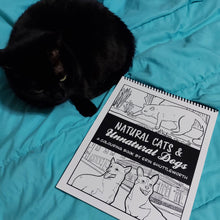 Charger l'image dans la galerie, Natural Cats and Unnnatural Dogs Colouring Book