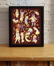 Charger l'image dans la galerie, Cats of the Autumn Equinox Art Print