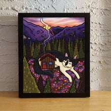 Charger l'image dans la galerie, Cabin Cat At Sunset