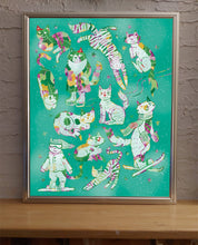 Charger l'image dans la galerie, Cats of the Winter Solstice Art Print