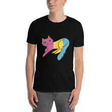 Load image into Gallery viewer, Pan Pride Cat Short-Sleeve Unisex T-Shirt
