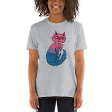 Charger l'image dans la galerie, Bisexual Pride Kitty Short-Sleeve Unisex T-Shirt