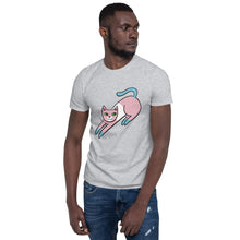 Load image into Gallery viewer, Transgender Pride Kitty Short-Sleeve Unisex T-Shirt

