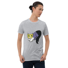 Charger l'image dans la galerie, Non-Binary Pride Cat Short-Sleeve Unisex T-Shirt