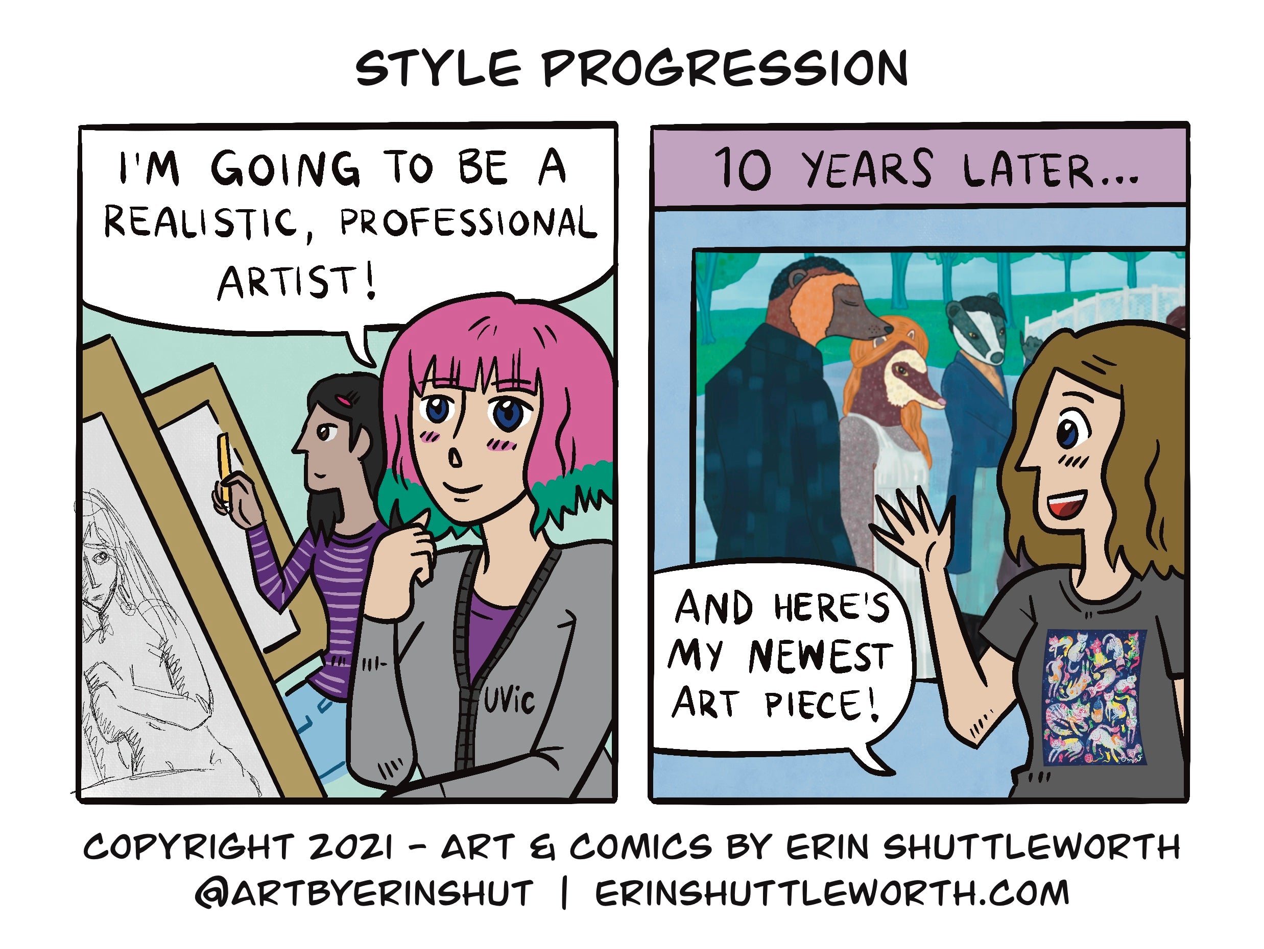 Style Progression – Comixque