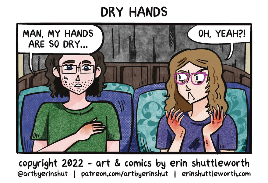 Dry Hands | Couple Comic | Daily Life Comic