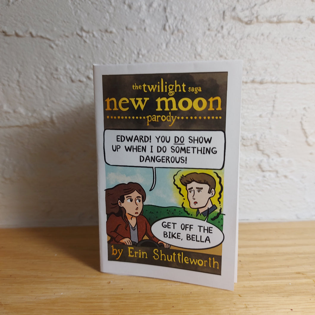Twilight New Moon Parody Comic | Funny Zine | Mini Book | Bella and Edward | Satire