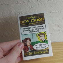 Load and play video in Gallery viewer, Twilight New Moon Parody Comic | Funny Zine | Mini Book | Bella and Edward | Satire
