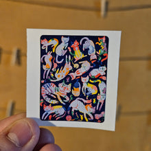 Load image into Gallery viewer, Cats of the Spring Equinox Vinyl Sticker
