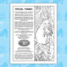 Charger l&#39;image dans la galerie, (Digital Download) Birdur: Birding With A Touch of Murder | A Colouring Book of Bird Predation
