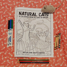 Load image into Gallery viewer, Natural Cats Colouring Book - Cats in Canadian Landscapes
