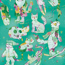 Load image into Gallery viewer, Cats of the Winter Solstice Art Print
