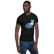 Load image into Gallery viewer, Gay Man Pride Cat Short-Sleeve Unisex T-Shirt
