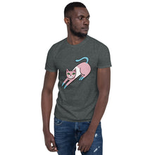 Load image into Gallery viewer, Transgender Pride Kitty Short-Sleeve Unisex T-Shirt

