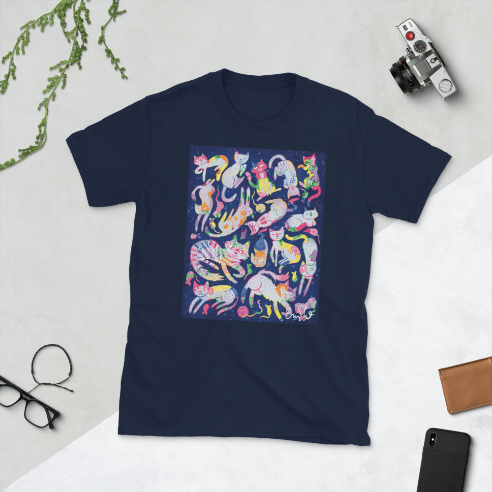 Cats of the Spring Equinox - Unisex T-Shirt