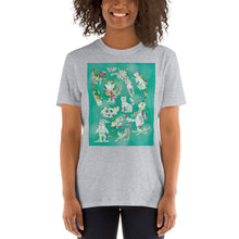Charger l&#39;image dans la galerie, Cats of the Winter Solstice Short-Sleeve Unisex T-Shirt
